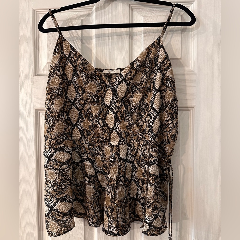 Maurices Snakeskin XXL Cropped Tank Top